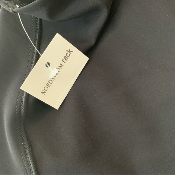 Theory Sleeveless Bias Seam Midi Dress in Precision Ponte Black L NWT - Picture 9 of 13